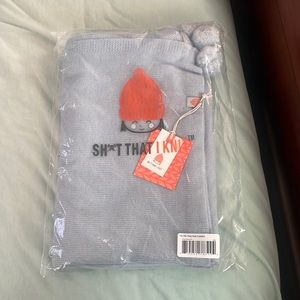 Brand new sh*t that I knit party wrap